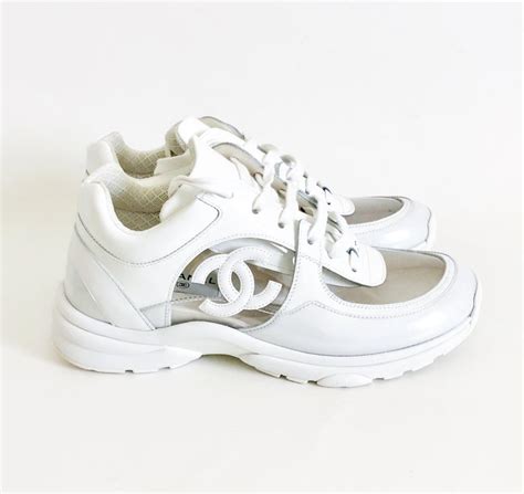 chanel transparent sneakers 2018|best Chanel shoes.